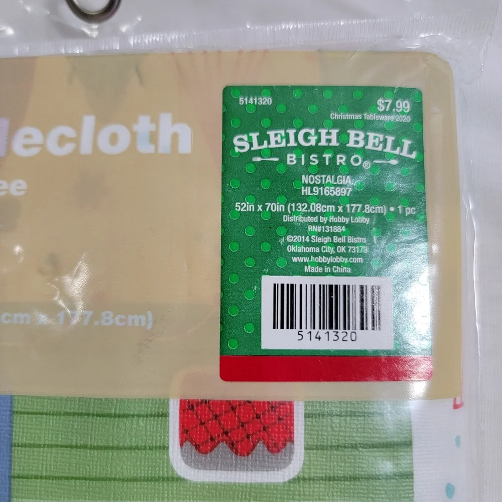 Vinyl Kitchen Tablecloth, 52